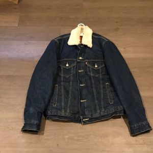 Levi Strauss wool lined Denim Jacket M